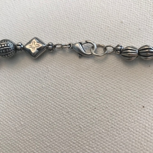 Beaded Necklace Earrings Swirl Designs Handmade - Picture 7 of 7